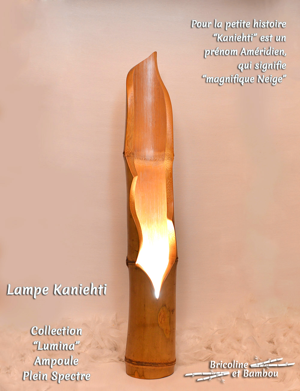 Lampe Bambou Kaniehti