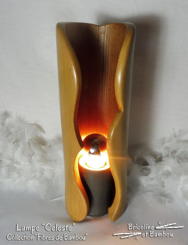 Lampe Bambou "Céleste"