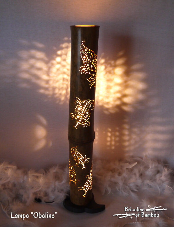 Lampe Bambou Obeline