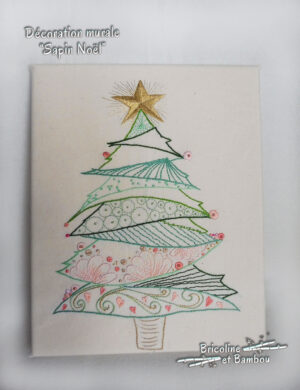 Décoration murale "Sapin Noël"
