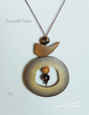 Pendentif en bambou Oxane