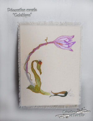 Décoration murale Colchique