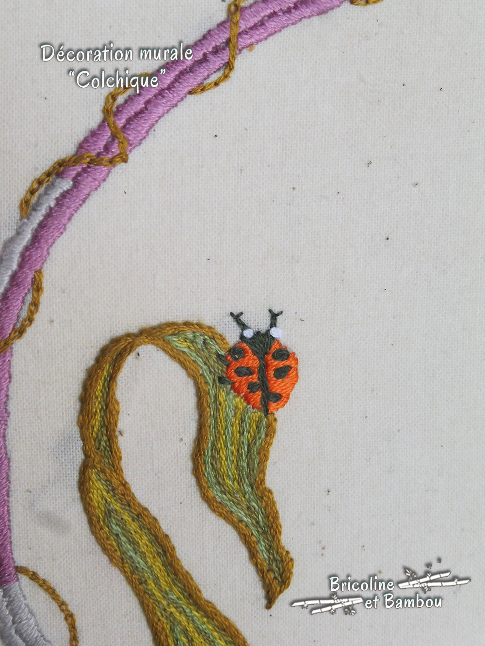 Décoration murale Colchique