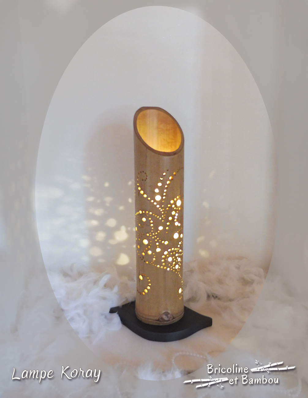 Lampe bambou Koray