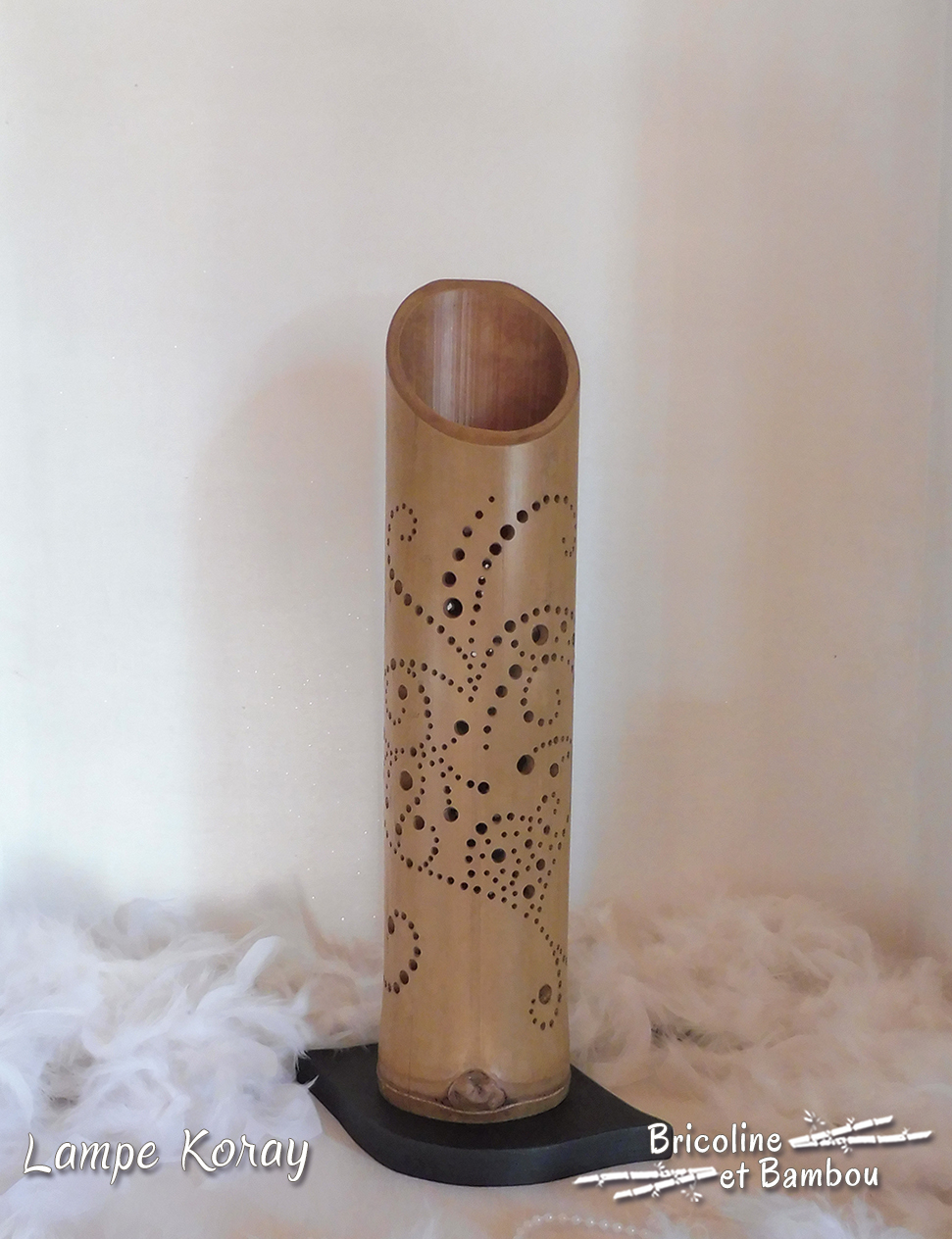 Lampe bambou Koray