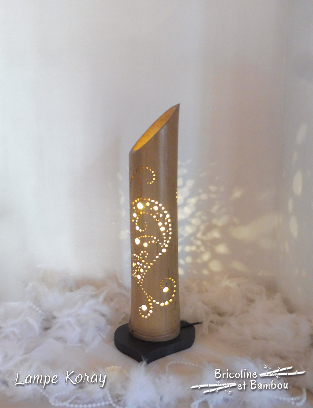 Lampe bambou Koray