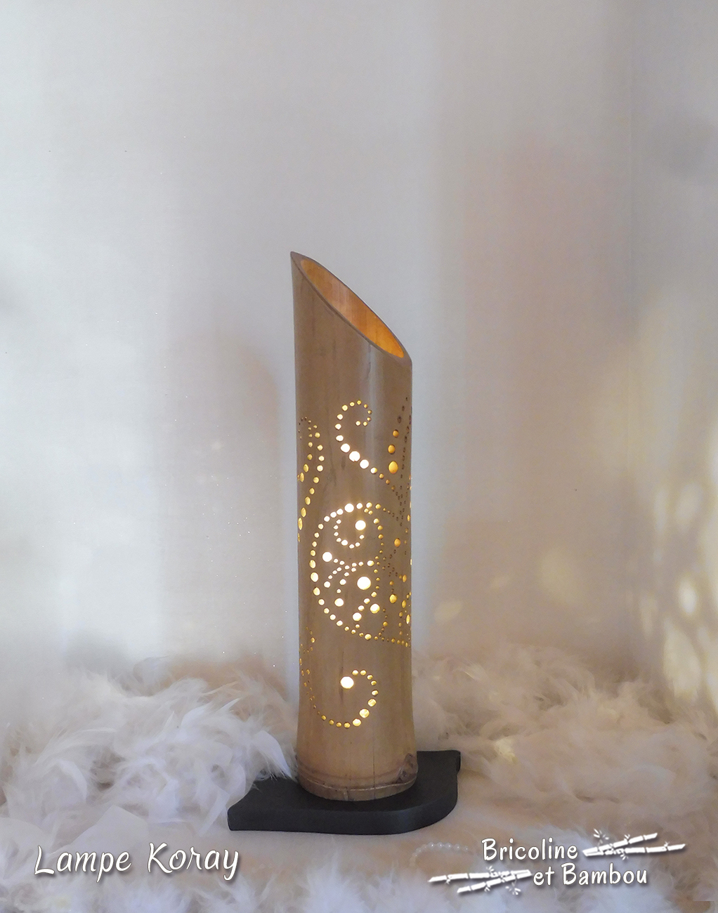 Lampe bambou Koray